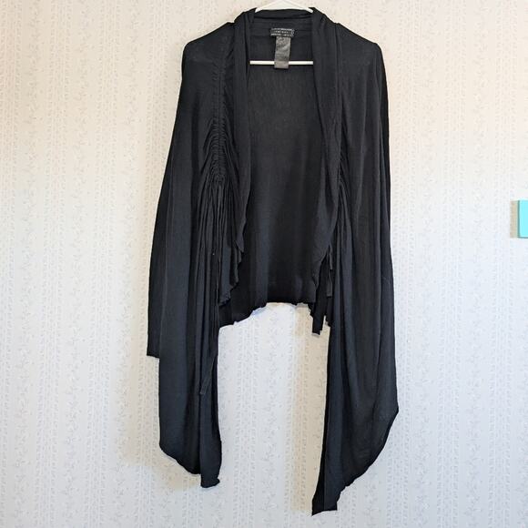 All Saints Sweaters - All Saints Spitalfields Cardigan Women's Size 10 Scrunch Asymmetrical